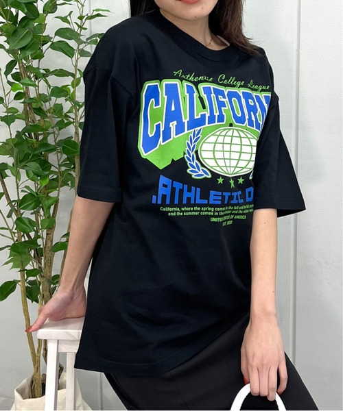 RGY(アールジーワイ)の「【RGY】CALIFORNIAビッグシルエットTシャツ(Tシャツ/カットソー・メンズ・ネイビー/ホワイト/ブラック・MEDIUM/LARGE)」の17枚目の写真