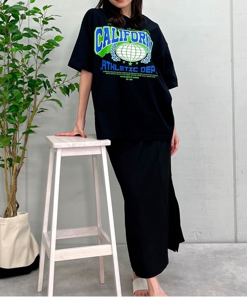 RGY(アールジーワイ)の「【RGY】CALIFORNIAビッグシルエットTシャツ(Tシャツ/カットソー・メンズ・ネイビー/ホワイト/ブラック・MEDIUM/LARGE)」の16枚目の写真