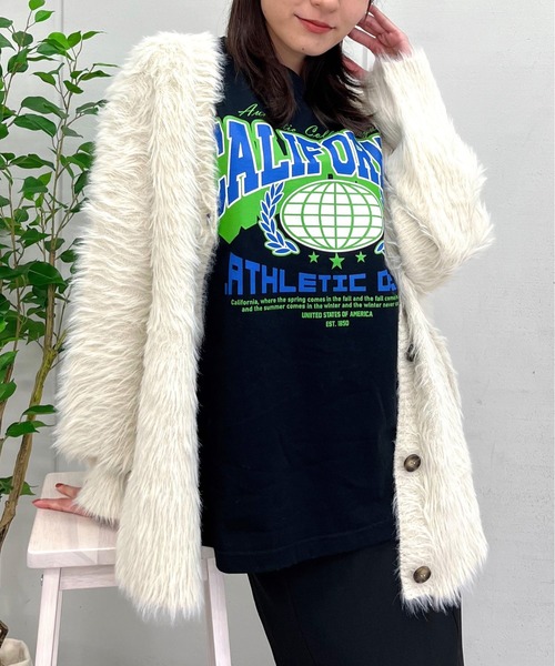 RGY(アールジーワイ)の「【RGY】CALIFORNIAビッグシルエットTシャツ(Tシャツ/カットソー・メンズ・ネイビー/ホワイト/ブラック・MEDIUM/LARGE)」の15枚目の写真