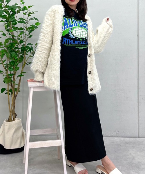 RGY(アールジーワイ)の「【RGY】CALIFORNIAビッグシルエットTシャツ(Tシャツ/カットソー・メンズ・ネイビー/ホワイト/ブラック・MEDIUM/LARGE)」の14枚目の写真