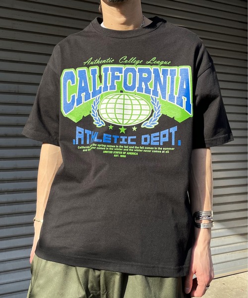 RGY(アールジーワイ)の「【RGY】CALIFORNIAビッグシルエットTシャツ(Tシャツ/カットソー・メンズ・ネイビー/ホワイト/ブラック・MEDIUM/LARGE)」の13枚目の写真