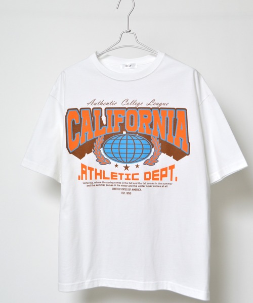 RGY(アールジーワイ)の「【RGY】CALIFORNIAビッグシルエットTシャツ(Tシャツ/カットソー・メンズ・ネイビー/ホワイト/ブラック・MEDIUM/LARGE)」の10枚目の写真