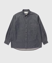 【ZOZO限定】ルーズフィット デニム シャツ / セットアップ対応 / ユニセックス ≪Made by ZOZO≫