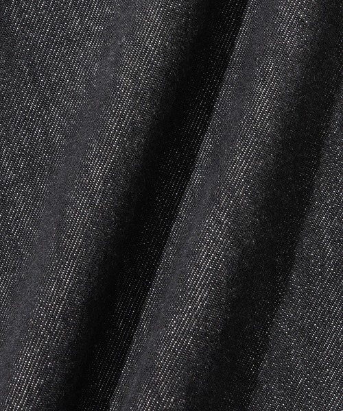 ADAM ET ROPE'(アダムエロペ)の「【ZOZO限定】ルーズフィット デニム シャツ / セットアップ対応 / ユニセックス ≪Made by ZOZO≫(シャツ/ブラウス・メンズ・ブラック/ベージュ系その他/ダークブラウン/ネイビー・M/L/XL)」の15枚目の写真