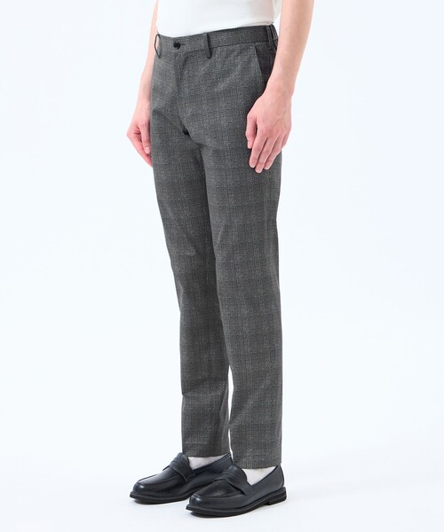 MACKINTOSH PHILOSOPHY（ﾏｯｷﾝﾄｯｼｭ ﾌｨﾛｿﾌｨｰ）の「テーラードジャージーパンツ ツイル/チェックプリントメッシュ（その他パンツ・メンズ・チャコールグレー/ネイビー/グレー/ブルー系その他7・42/40/38）」の11枚目の写真