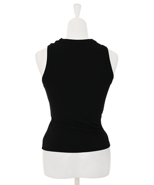 Narcissus(ナルシス)の「リボンタンクトップ《動画あり》(タンクトップ・レディース・ホワイト/ブラック・FREE)」の14枚目の写真