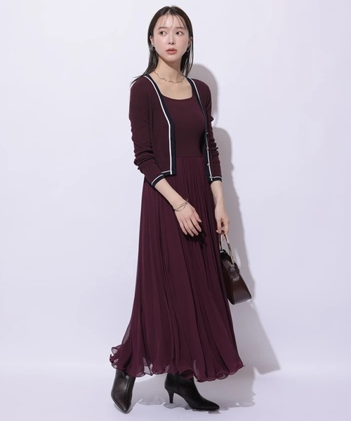 Mystrada（マイストラーダ）の「プリーツメロードッキングワンピース