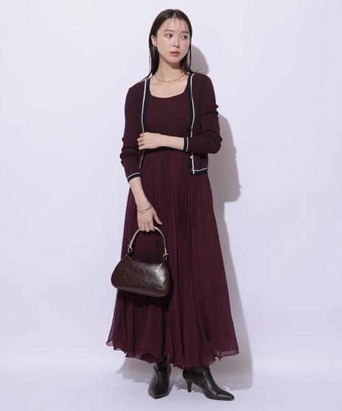 Mystrada（マイストラーダ）の「プリーツメロードッキングワンピース