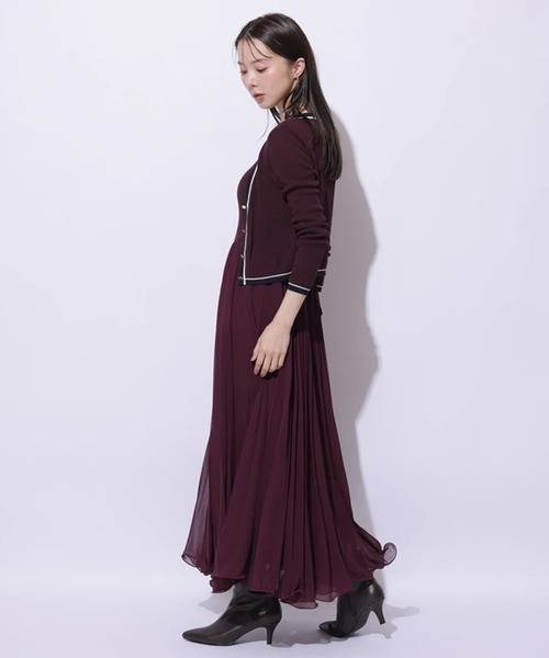 プリーツメロードッキングワンピース（ワンピース）｜Mystrada