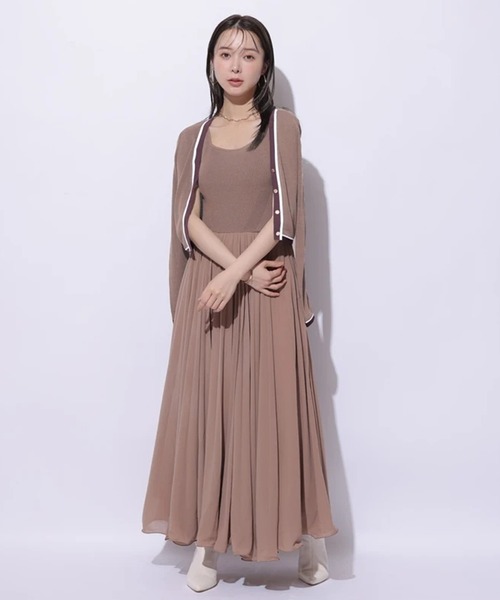 プリーツメロードッキングワンピース（ワンピース）｜Mystrada（マイ