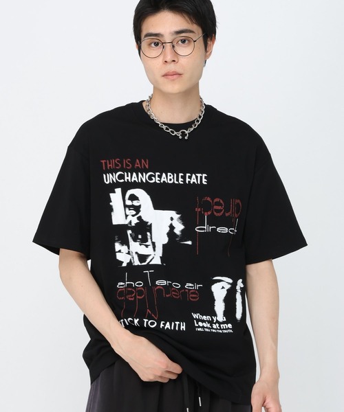 3.3 Field Trip （3.3フィールドトリップ）の「3.3 Field Trip／クラシックモチーフＴ（Tシャツ/カットソー・メンズ・ホワイト/ブラック・LARGE/MEDIUM）」の2枚目の写真