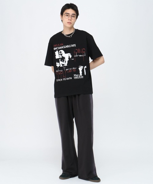 3.3 Field Trip （3.3フィールドトリップ）の「3.3 Field Trip／クラシックモチーフＴ（Tシャツ/カットソー・メンズ・ホワイト/ブラック・LARGE/MEDIUM）」の4枚目の写真