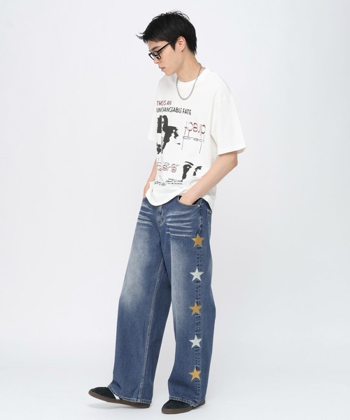 3.3 Field Trip （3.3フィールドトリップ）の「3.3 Field Trip／クラシックモチーフＴ（Tシャツ/カットソー・メンズ・ホワイト/ブラック・LARGE/MEDIUM）」の10枚目の写真