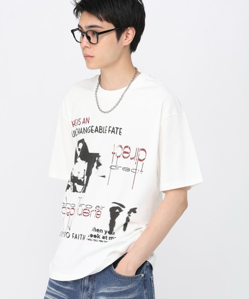 3.3 Field Trip （3.3フィールドトリップ）の「3.3 Field Trip／クラシックモチーフＴ（Tシャツ/カットソー・メンズ・ホワイト/ブラック・LARGE/MEDIUM）」の13枚目の写真