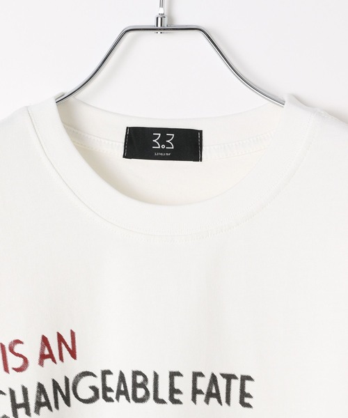 3.3 Field Trip （3.3フィールドトリップ）の「3.3 Field Trip／クラシックモチーフＴ（Tシャツ/カットソー・メンズ・ホワイト/ブラック・LARGE/MEDIUM）」の17枚目の写真