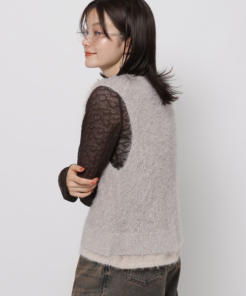 レイヤードフェザーベスト（ベスト）｜niko and（ニコアンド）の