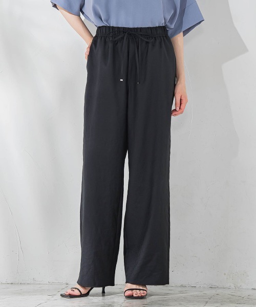 la.f…(ラエフ)の「【biyori】麻調ヴィンテージパンツ≪手洗い可能≫(その他パンツ・レディース・ブラック/ブラウン・11号/9号)」の5枚目の写真
