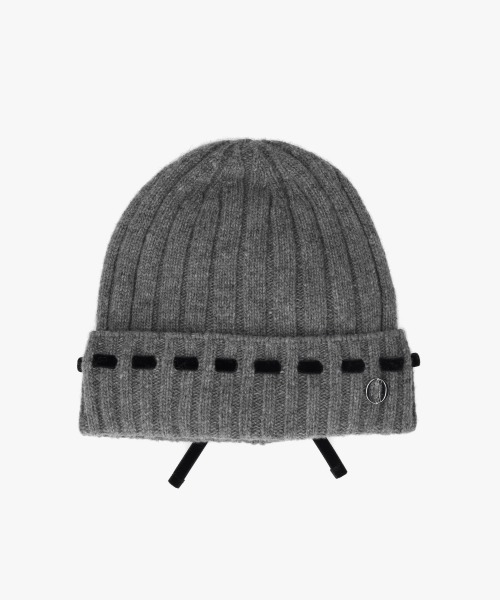 Chapeau d' O（シャポードオー）の「Chapeau d' O  Triple Ribbon Knit Watch / シャポードオー（ニットキャップ/ビーニー・レディース・グレー/ホワイト/ピンク・FREE）」の18枚目の写真