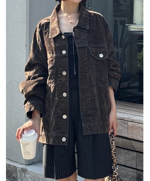moussyアウター MOUSSY コート アウター BI COLOR WORK ジャケット レディース