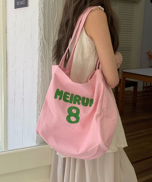 セール】【SETUP7】ビッグロゴトートバッグ 幅42cm×高さ32cm×マチ75cm