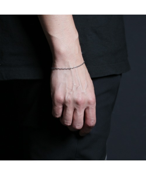 JAM HOME MADE（ジャムホームメイド）の「安全ピン ダイヤモンド チェーン ブレスレット XS メンズ レディース ユニセックス SILVER925（ネックレス・メンズ・シルバー・ONE SIZE）」の6枚目の写真