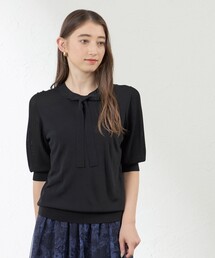 amaca | バルキーレーヨンボウタイニット(ニット/セーター)