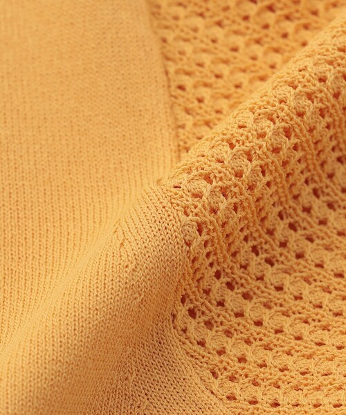 amaca（アマカ）の「バルキーレーヨンボウタイニット（ニット/セーター・レディース・イエロー系その他3/ダークネイビー・38/40）」の5枚目の写真