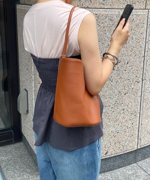 セール】【インフルエンサー SAKURA企画】バケツ型ショルダーバッグ