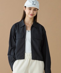 LACOSTE（ラコステ）の「ジップアップブルゾンシャツ（シャツ/ブラウス・レディース）」