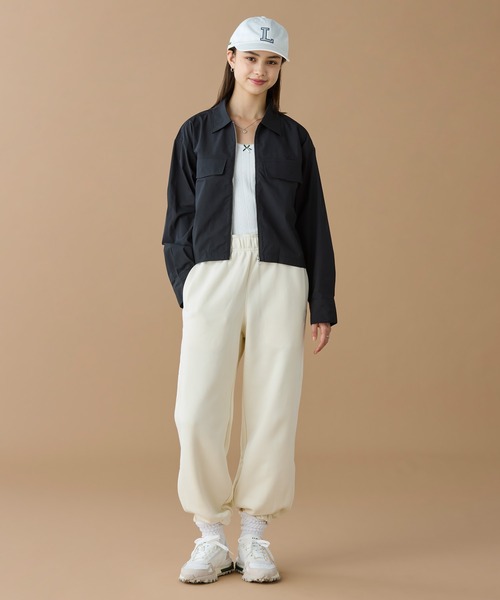 LACOSTE（ラコステ）の「ジップアップブルゾンシャツ（シャツ/ブラウス・レディース・ブラック/ベージュ・40/38/36/34）」の12枚目の写真