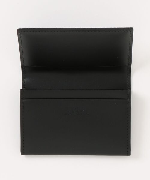 POLO RALPH LAUREN(ポロ ラルフ ローレン)の「エンボスレザー カードケース(名刺入れ・メンズ・ブラウン/ブラック・FREE)」の5枚目の写真
