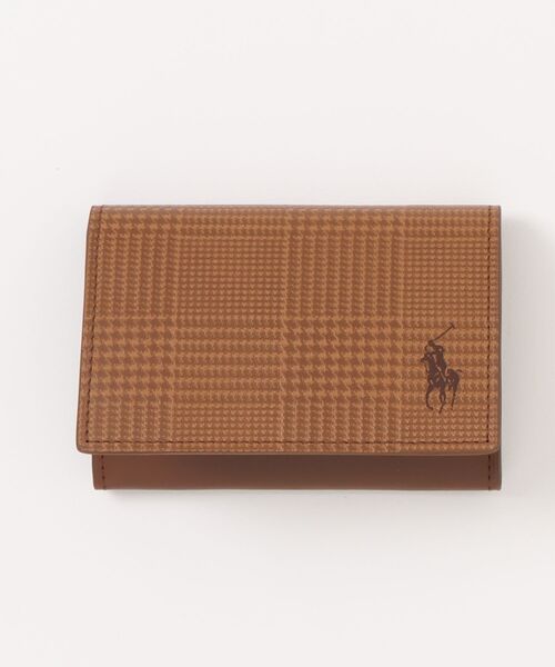 POLO RALPH LAUREN(ポロ ラルフ ローレン)の「エンボスレザー カードケース(名刺入れ・メンズ・ブラウン/ブラック・FREE)」の13枚目の写真