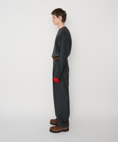 JOHN MASON SMITH(ジョンメイソンスミス)の「JOHN MASON SMITH BRITISH WOOL SLACKS (25WPT-#950SW)(スラックス・メンズ・グレー・LARGE/MEDIUM)」の5枚目の写真