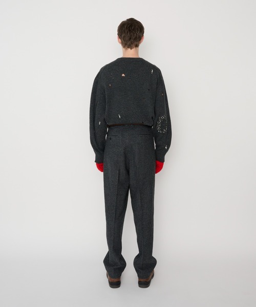 JOHN MASON SMITH(ジョンメイソンスミス)の「JOHN MASON SMITH BRITISH WOOL SLACKS (25WPT-#950SW)(スラックス・メンズ・グレー・LARGE/MEDIUM)」の6枚目の写真