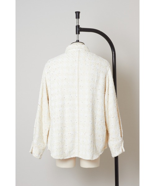 SHINYAKOZUKA（シンヤコヅカ）の「HIS WORK SHIRT（シャツ/ブラウス・メンズ・ブラック/オフホワイト・MEDIUM/X-SMALL/LARGE）」の3枚目の写真