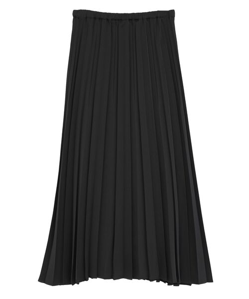 Green　Parks（グリーンパークス）の「サテン変形プリーツスカート（スカート・レディース・ブラウン/グリーン/ブラック/チャコールグレー・FREE）」の19枚目の写真