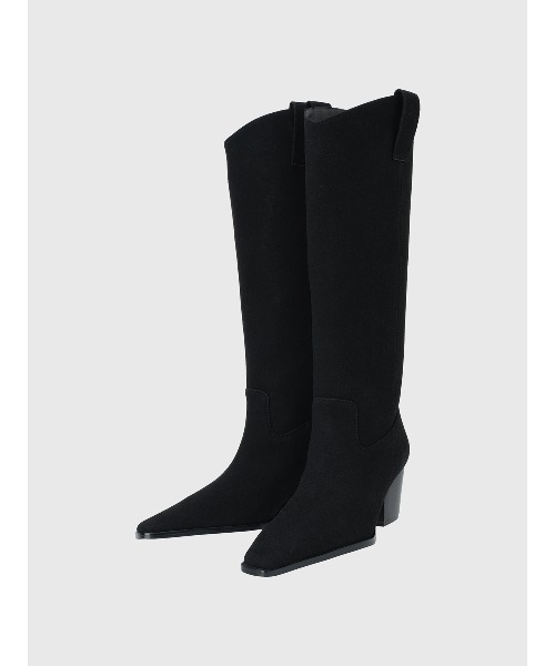 JOSE MOON(ジョゼムーン)の「WESTERN LONG BOOTS/ウエスタンロングブーツ(ブーツ・レディース・ブラック・35/37/39)」の4枚目の写真