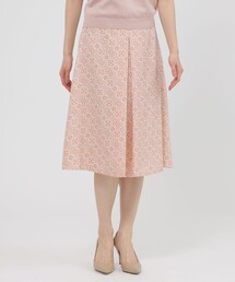 Paul Stuart（ポールスチュアート）の「ダマスクローズプリント　スカート【ウォッシャブル】（スカート）」