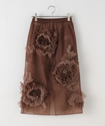 VIVIANO | 【VIVIANO / ヴィヴィアーノ】 Flower Tulle Skirt(スカート)