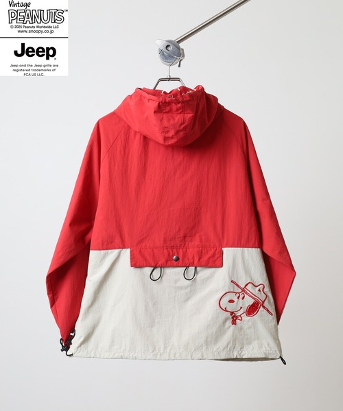 PEANUTS×Jeep 切替ポケッタブルマウンテンパーカー（マウンテン