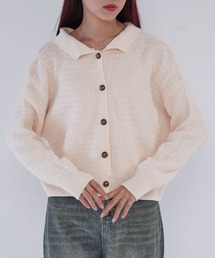 【 cunii 】 gold button knit shirt