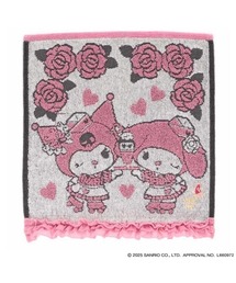 ANNA SUI(アナスイ)の【マイメロディ・クロミ×ANNA SUI】フリル付き大判タオルハンカチ(ハンカチ/ハンドタオル)