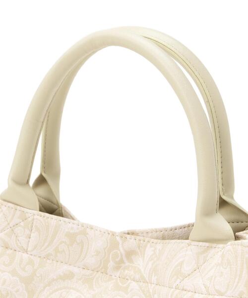 FREE'S MART（フリーズマート）の「スクエアトートバッグ（トートバッグ・レディース・ブルー/ホワイト・ﾌﾘ-）」の5枚目の写真