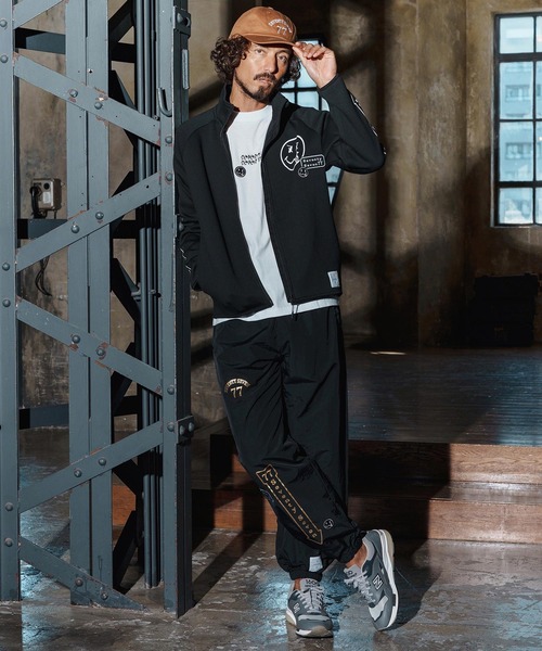 seventy seven(セブンティセブン)の「mj11123-cardboard stand collar JKT(smile&arrow) スタンドカラージャケット(7725W070)(その他アウター・メンズ・ブラック/トップグレー・XL/L/M/S)」の9枚目の写真
