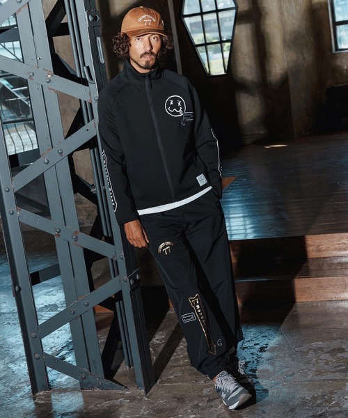 seventy seven(セブンティセブン)の「mj11123-cardboard stand collar JKT(smile&arrow) スタンドカラージャケット(7725W070)(その他アウター・メンズ・ブラック/トップグレー・XL/L/M/S)」の3枚目の写真
