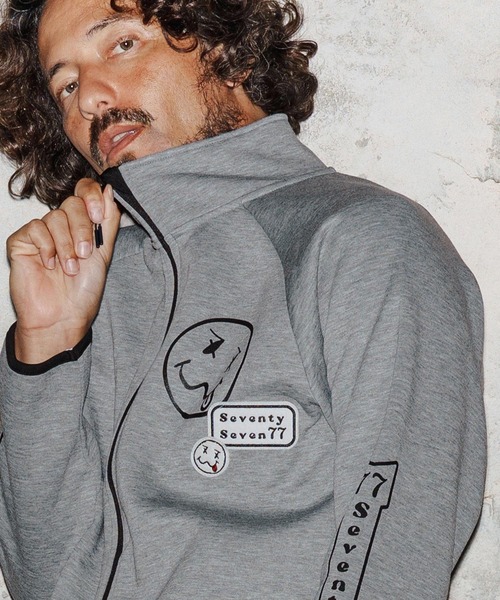 seventy seven(セブンティセブン)の「mj11123-cardboard stand collar JKT(smile&arrow) スタンドカラージャケット(7725W070)(その他アウター・メンズ・ブラック/トップグレー・XL/L/M/S)」の21枚目の写真