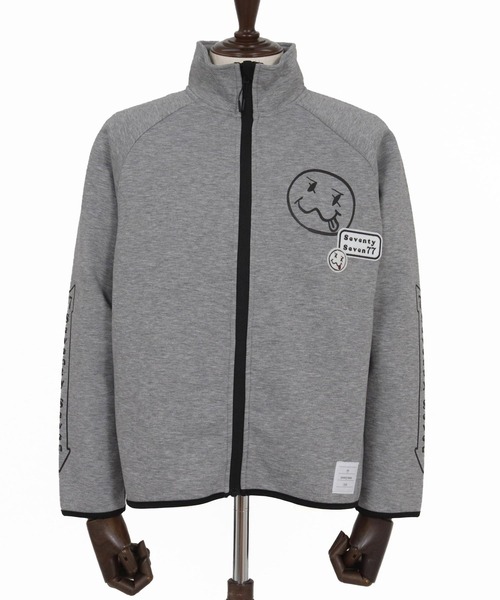 seventy seven(セブンティセブン)の「mj11123-cardboard stand collar JKT(smile&arrow) スタンドカラージャケット(7725W070)(その他アウター・メンズ・ブラック/トップグレー・XL/L/M/S)」の17枚目の写真