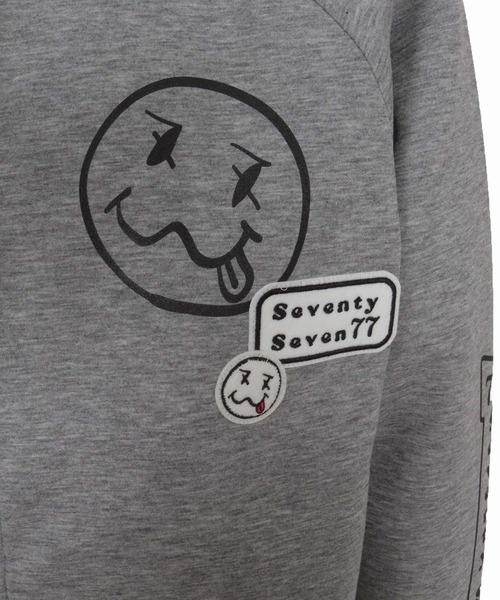 seventy seven(セブンティセブン)の「mj11123-cardboard stand collar JKT(smile&arrow) スタンドカラージャケット(7725W070)(その他アウター・メンズ・ブラック/トップグレー・XL/L/M/S)」の11枚目の写真