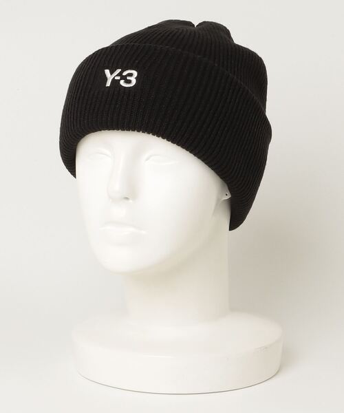 Y-3（ワイスリー）の「Y-3 CL BEANIE（ニットキャップ/ビーニー・メンズ・ブラック・FREE）」の2枚目の写真