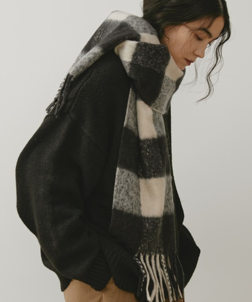 セール】ブロックチェックストール（ストール/ショール）｜Libra Cue